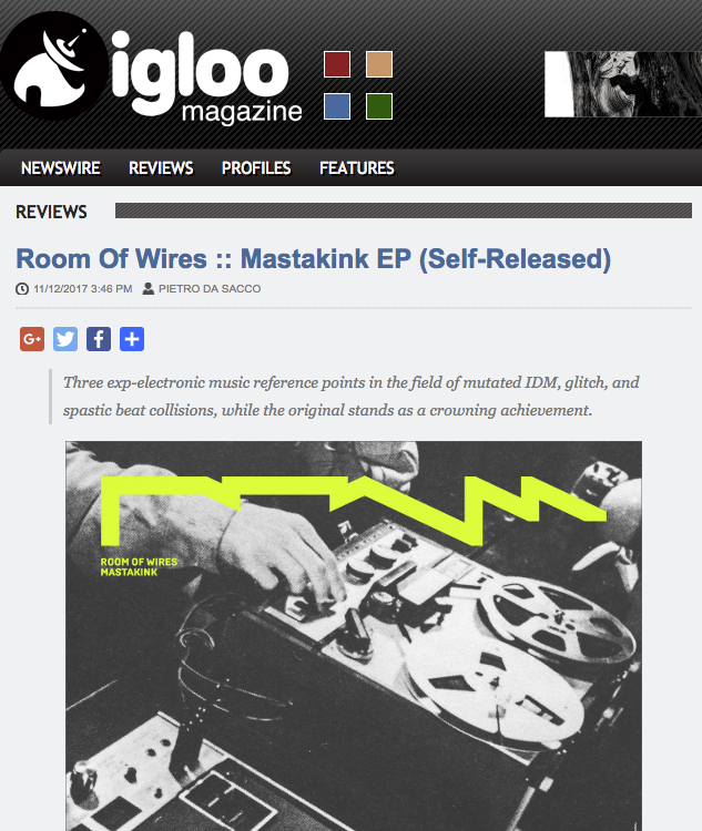 Mastakink review 'The title track busts through a darkened industrial-electro veil'