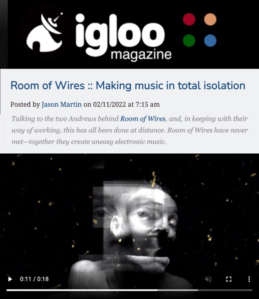We break silence with a rare interview for electronic music magazine Igloo